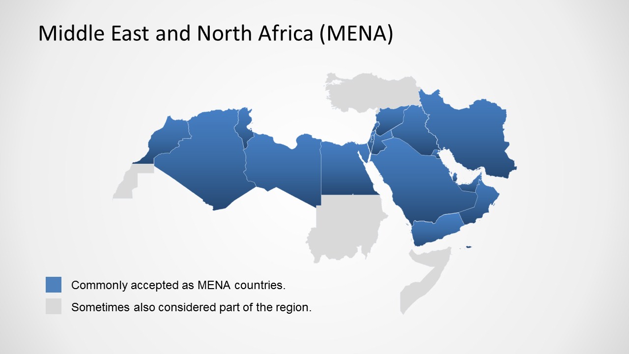 MENA Region Map
